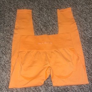 NVGTN seamless sunset orange leggings
